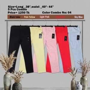 40 Size Color Combo No 04 - 5 PCS