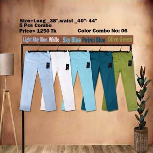 38 Size Color Combo No 06 - 5 PCS