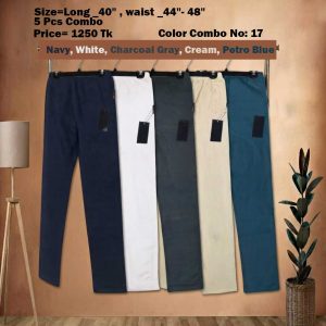 40 Size Color Combo No 17 - 5 PCS
