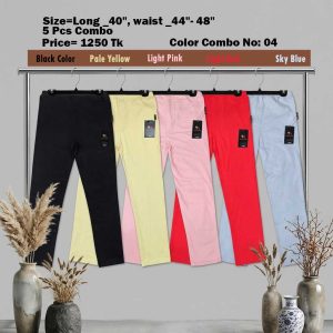 40 Size Color Combo No 04 - 5 PCS