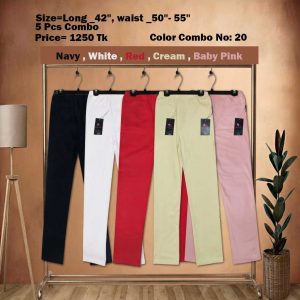 42 Size Color Combo No 20 - 5 PCS